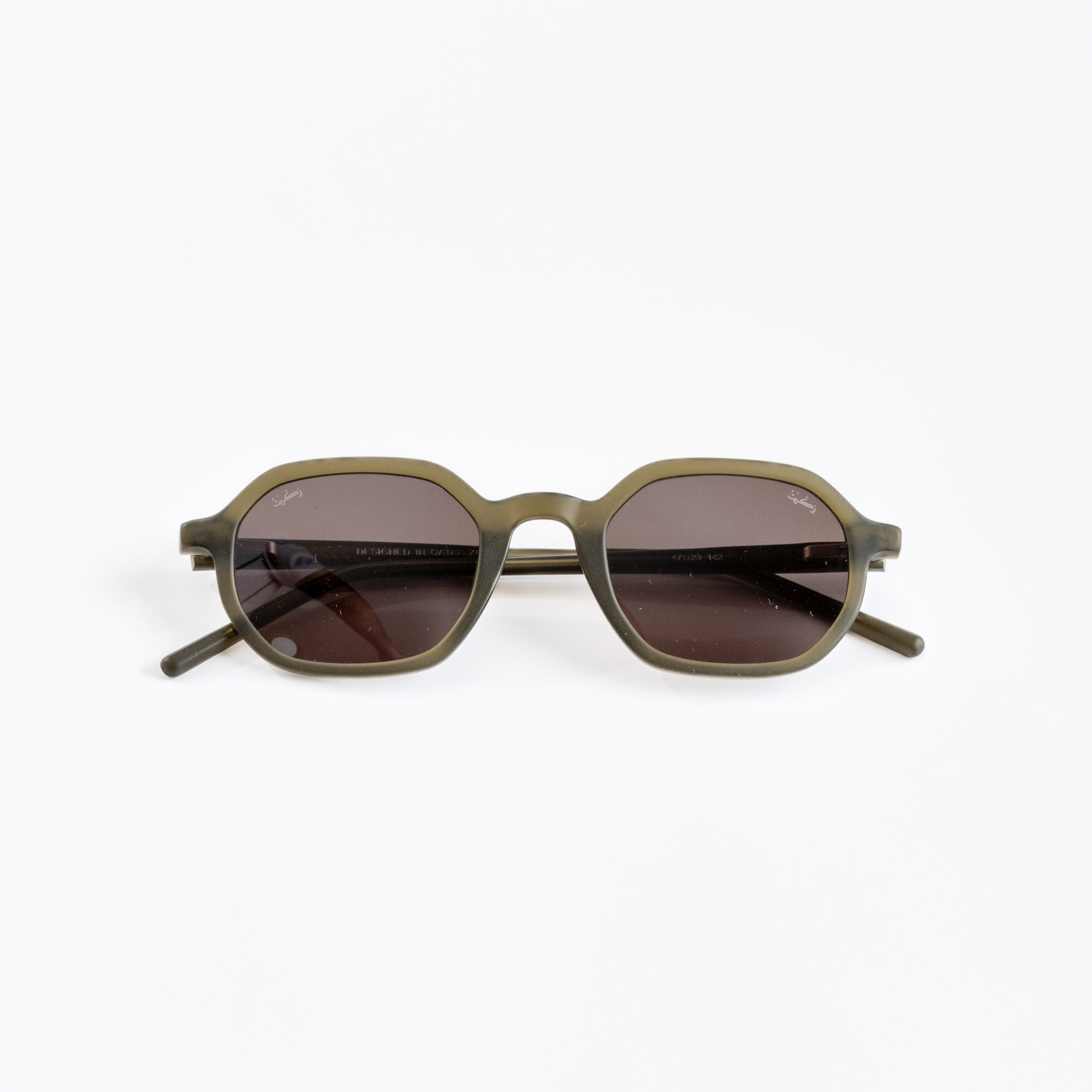 Dusty Military Green Acetate Sunglasses