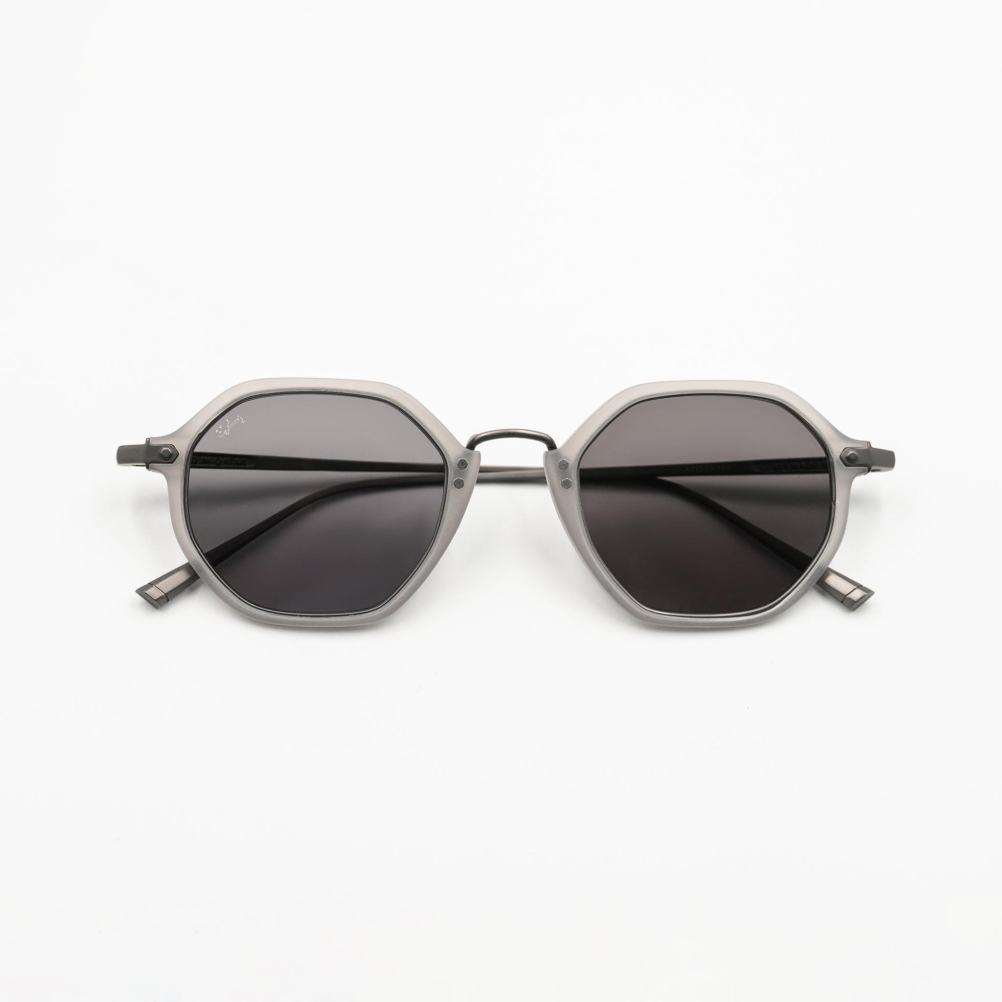 Grey silver frame Sunglasses