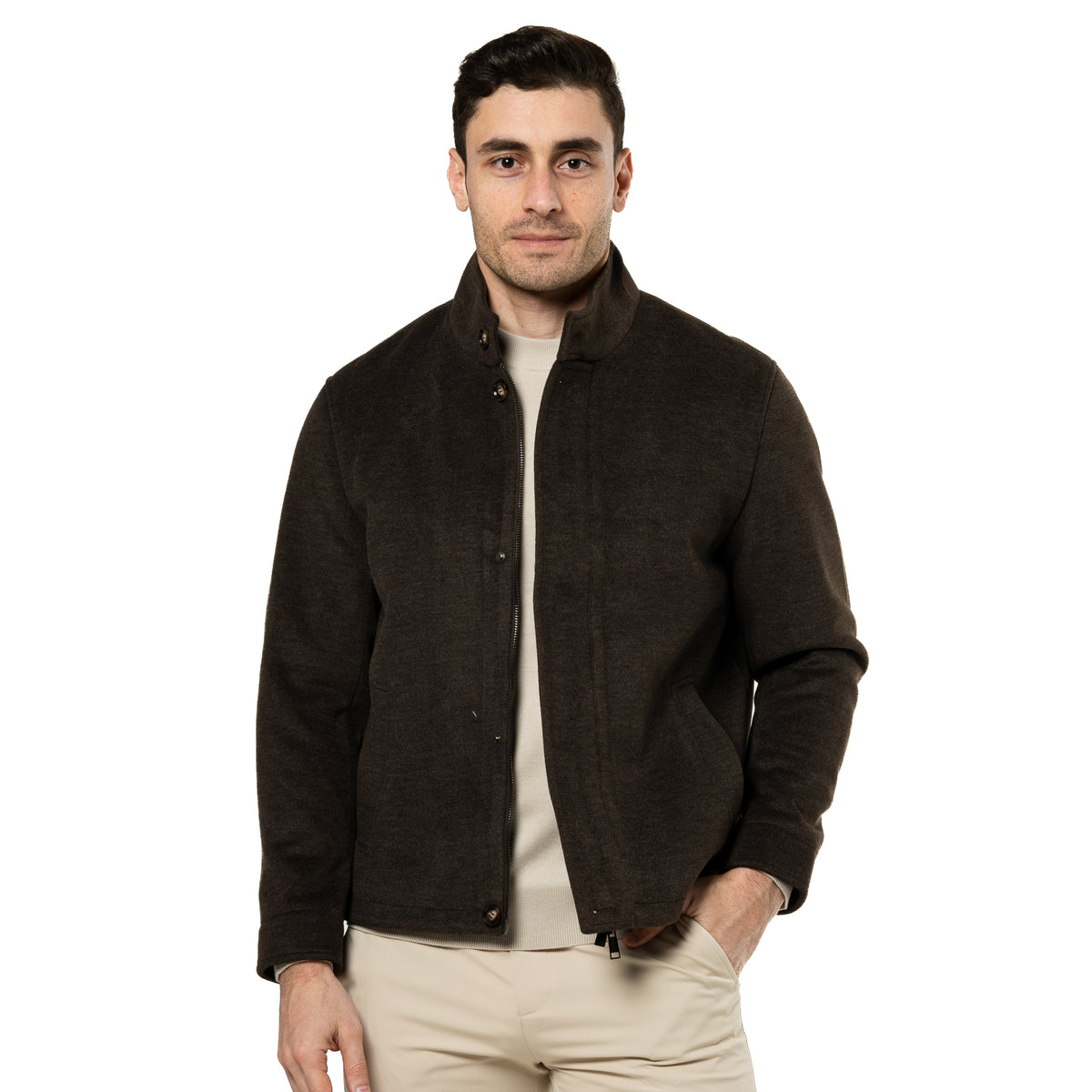 Jacket with Hidden Pocket