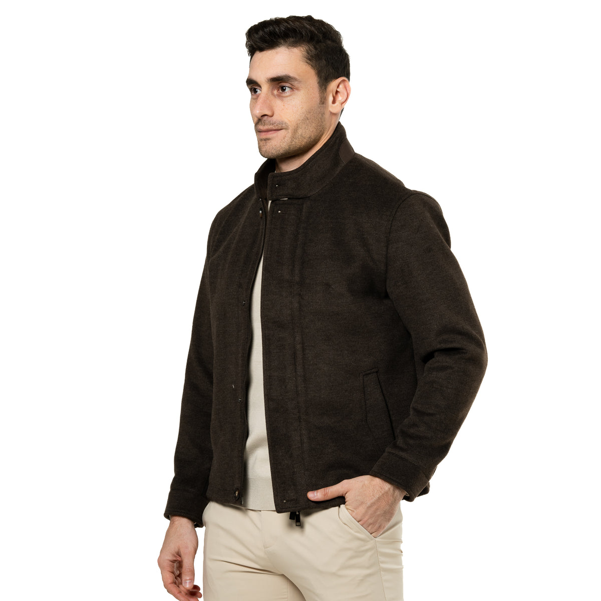 Jacket with Hidden Pocket