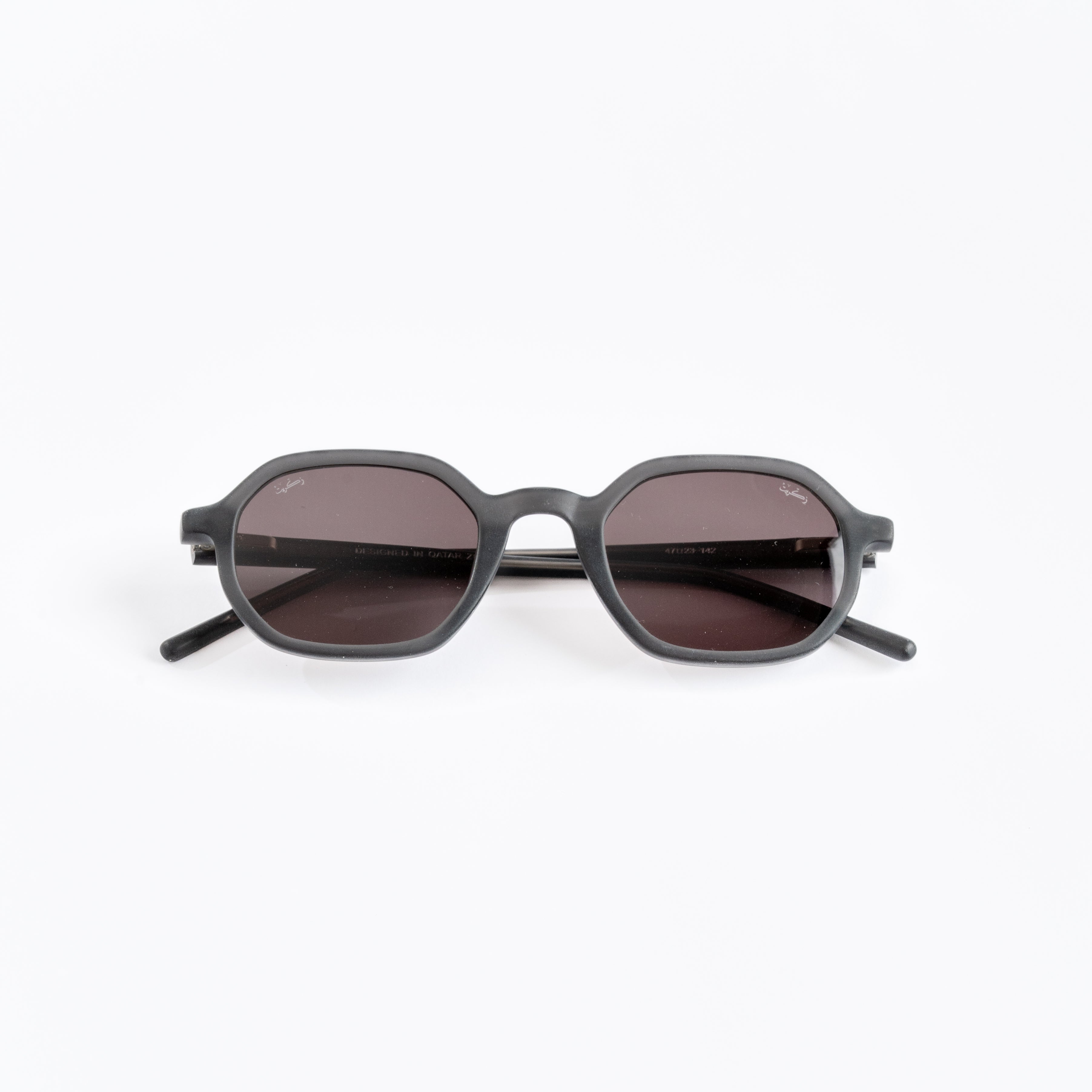 Transparent Charcoal Acetate sunglasses
